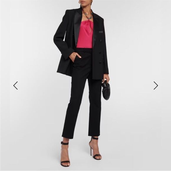 NWT Veronica Beard Akeeva Top in Fuchsia Size 12 beaded halterneck top - Picture 8 of 11